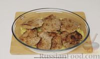 Фото приготовления рецепта: Телятина с картофелем и грибами - шаг №14