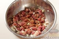 Фото приготовления рецепта: Голубцы со свининой, фасолью и рисом, в соусе из помидоров и сладкого перца - шаг №10