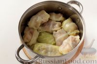 Фото приготовления рецепта: Голубцы со свининой, фасолью и рисом, в соусе из помидоров и сладкого перца - шаг №22
