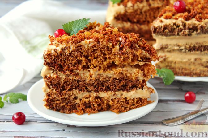 Как приготовить Ореховый торт со сгущенкой просто рецепт пошаговый