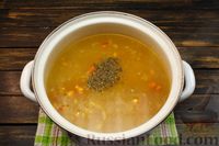 Фото приготовления рецепта: Овощной суп с пшеном - шаг №11