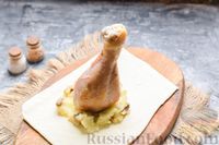 Куриные ножки с грибами и картошкой