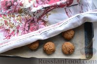 Фото приготовления рецепта: Постное медовое печенье из овсяных хлопьев - шаг №13