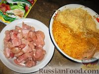 Фото приготовления рецепта: Запеканка из курицы, тыквы и сыра - шаг №2