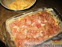 Фото приготовления рецепта: Запеканка из курицы, тыквы и сыра - шаг №3