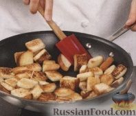 Фото приготовления рецепта: Страта с крутонами, шпинатом и фетой - шаг №1