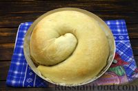 Фото приготовления рецепта: Хлебный рулет "Улитка" с ореховой начинкой - шаг №15