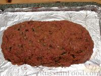 Фото приготовления рецепта: Мясной хлеб из индейки с грибами и кетчупом - шаг №11