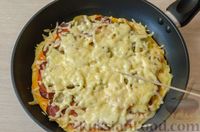 Фото приготовления рецепта: Пицца на сковороде за 10 минут - шаг №14