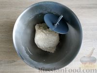 Фото приготовления рецепта: Постный финский хлеб с овсяными хлопьями - шаг №7