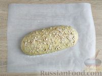 Фото приготовления рецепта: Постный финский хлеб с овсяными хлопьями - шаг №13