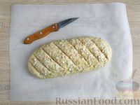 Фото приготовления рецепта: Постный финский хлеб с овсяными хлопьями - шаг №14