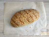 Фото приготовления рецепта: Постный финский хлеб с овсяными хлопьями - шаг №15