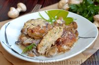 Фото приготовления рецепта: Котлеты из куриного фарша и картофеля, в грибном соусе - шаг №19