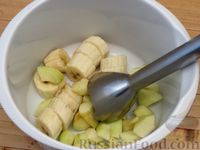 Фото приготовления рецепта: Постное овсяно-льняное печенье на фруктовом пюре - шаг №5