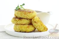 Фото к рецепту: Котлеты из риса, капусты и картофеля