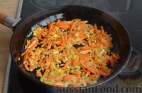 Фото приготовления рецепта: Рис с индейкой и овощами (в духовке) - шаг №3