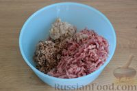 Фото приготовления рецепта: Мучные колдуны со свининой и грибами - шаг №7