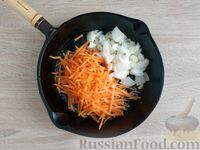 Фото приготовления рецепта: Куриная грудка, тушенная с луком и морковью - шаг №4