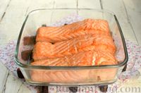 Фото приготовления рецепта: Запечённый лосось (в пивном маринаде с лаймом и имбирём) - шаг №9