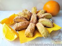 Фото приготовления рецепта: Сахарное печенье апельсиновое (без яиц и сливочного масла) - шаг №6