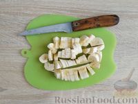 Фото приготовления рецепта: Творожно-банановый смузи с овсяными хлопьями - шаг №3