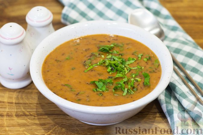 Постный фасолевый суп-пюре, рецепт приготовления