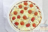 Фото приготовления рецепта: Пицца на дрожжевом тесте холодной расстойки - шаг №12