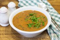 Фото к рецепту: Суп-пюре из фасоли и картофеля с томатной пастой