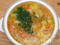 Фото приготовления рецепта: Овощной суп с цветной капустой - шаг №14