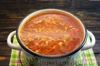 Фото приготовления рецепта: Свекольный суп с рыбой - шаг №20