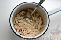 Фото приготовления рецепта: Куриный суп с брокколи, рисом, кукурузой и молоком - шаг №6