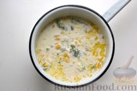 Фото приготовления рецепта: Куриный суп с брокколи, рисом, кукурузой и молоком - шаг №12