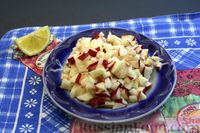 Фото приготовления рецепта: Яблочно-банановый смузи с творогом - шаг №3