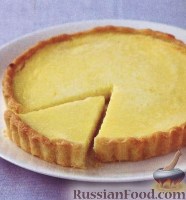 Фото к рецепту: Лимонно-миндальный пирог