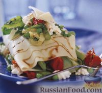 Фото к рецепту: Лазанья со свежими овощами