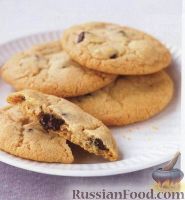 Фото к рецепту: Печенье с шоколадом