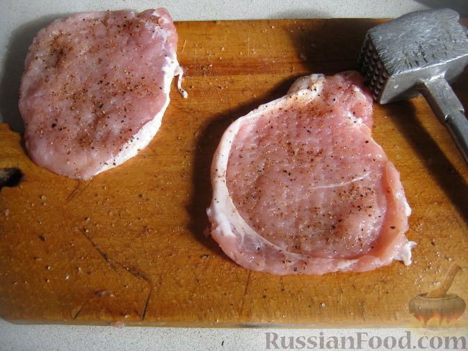 Как приготовить Свиные отбивные в кляре рецепт пошагово