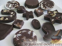 Фото к рецепту: Шоколадные  конфеты