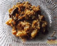 Фото к рецепту: Тушеный картофель с грибами