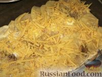 Фото приготовления рецепта: Картофельный гратен с овощами - шаг №5