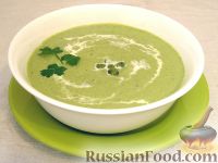 Фото приготовления рецепта: Крем-суп из зеленого горошка - шаг №9