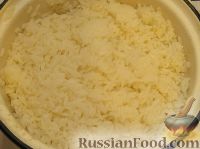 Фото приготовления рецепта: Сливочный суп с шампиньонами и рисом - шаг №8