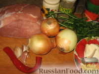 Фото приготовления рецепта: Каурма из свинины - шаг №1