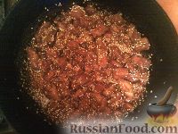 Фото приготовления рецепта: Мясо с медом и кунжутом - шаг №7