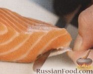 Фото приготовления рецепта: Лосось со спаржей под легким соусом - шаг №2