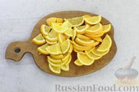 Фото приготовления рецепта: Минтай, запечённый с апельсинами и тимьяном - шаг №4