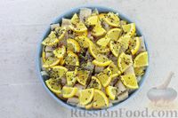 Фото приготовления рецепта: Минтай, запечённый с апельсинами и тимьяном - шаг №8