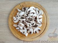 Фото приготовления рецепта: Сырный суп с фрикадельками, грибами и булгуром - шаг №14