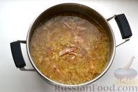 Фото приготовления рецепта: Суп с чечевицей и беконом - шаг №9
